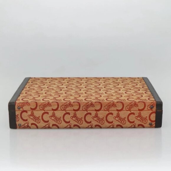 CELINE C Sulky Trunk Case Trunk Canvas Beige Gold - Picture 5 of 14